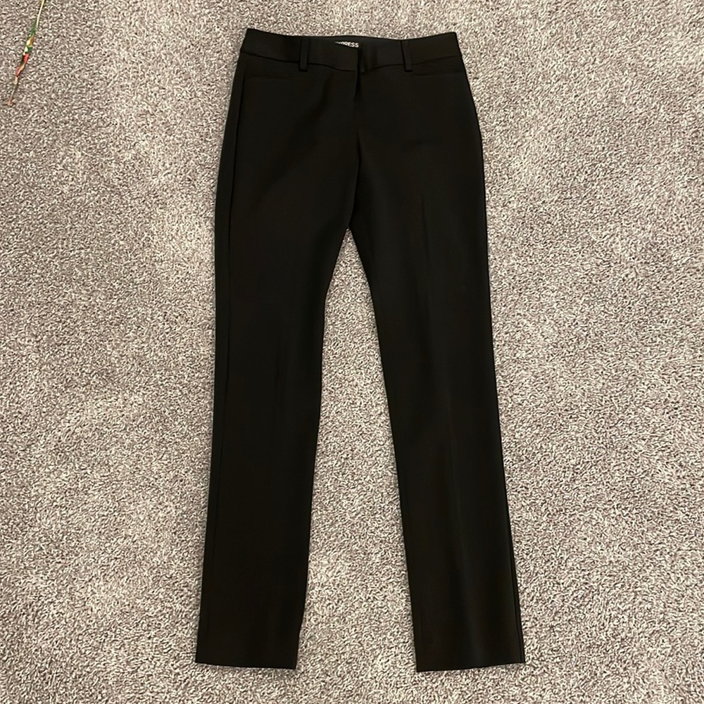 Express columnist dress pants black